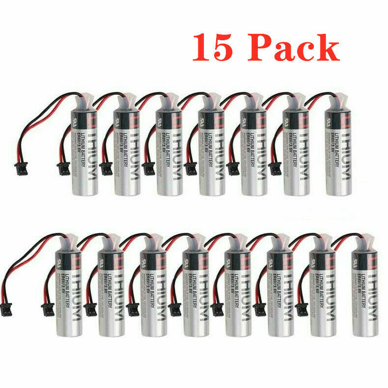 15pcs 3.6V Toshiba ER6V/3.6V ER6VC119A ER6VC119B Battery For Mitsubishi M70 PLC