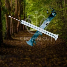 Handmade Carbon Steel Viking Outdoor, Hunting Survival Forest Machete Sword