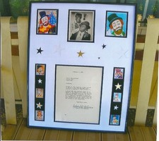 RED SKELTON & AMOS & ANDY signed document from 1947 one of a kind original & COA
