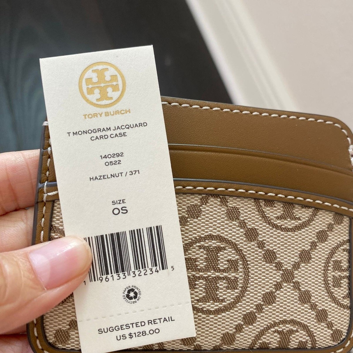 完売品★Tory Burch★card case 140292 Tory Burch Monogram Jacquard Card Case 140292 | eBay