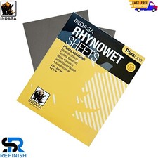 INDASA RHYNOWET PLUS LINE WET & DRY SANDING PAPER SHEETS P320 TO P2500 GRIT