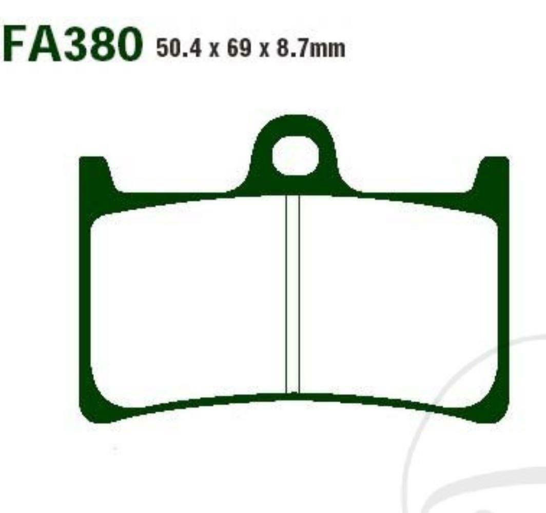 EBC Sintered FA380HH Front Brake Pads For Yamaha MT-10 (2016-2020) & YZF-R6 1 thumbnail image