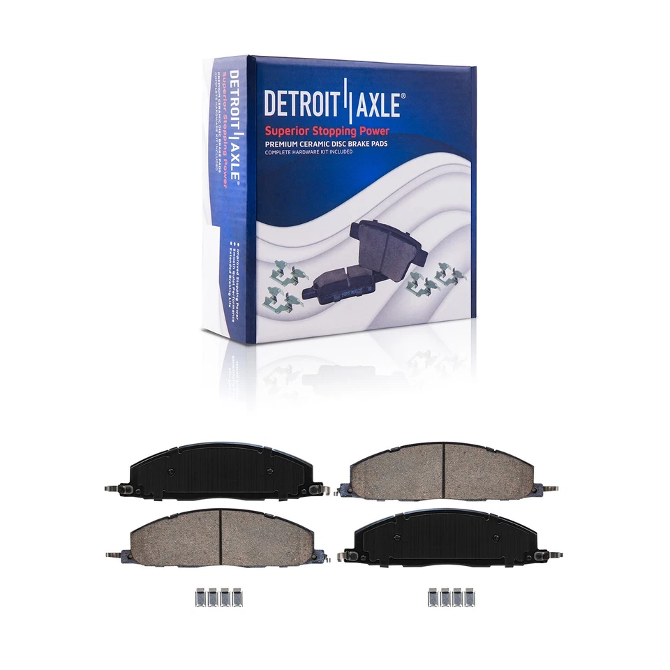 14.09 inch Rear Disc Rotors Ceramic Brake Pads for Ram 1500 Dodge Ram 2500 3500 - Image 4 of 4