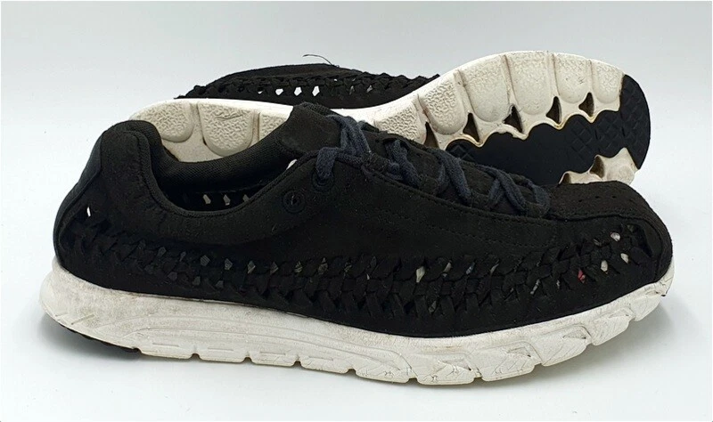 Nike woven sales trainers black