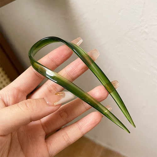 Women U Shaped Hair Pin French Fork Stick Hairstyle Bun Maker Holder Hair NEW - Picture 5 of 11
