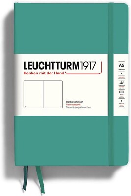 Leuchtturm Whitelines Link Medium Notebook Plain Hardcover A5 251 Number Pages