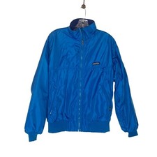 Vintage 90  s Patagonia Blue Fleece Lined Bomber Jacket Men's Size Small