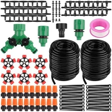 149PC Drip Irrigation System Garden Plant Self Watering Micro Hose Sprinkler Kit