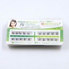 10 Packs Dental Brackets Mini Roth 022 345 Hooks Mesh Base Ultrathin Bondable