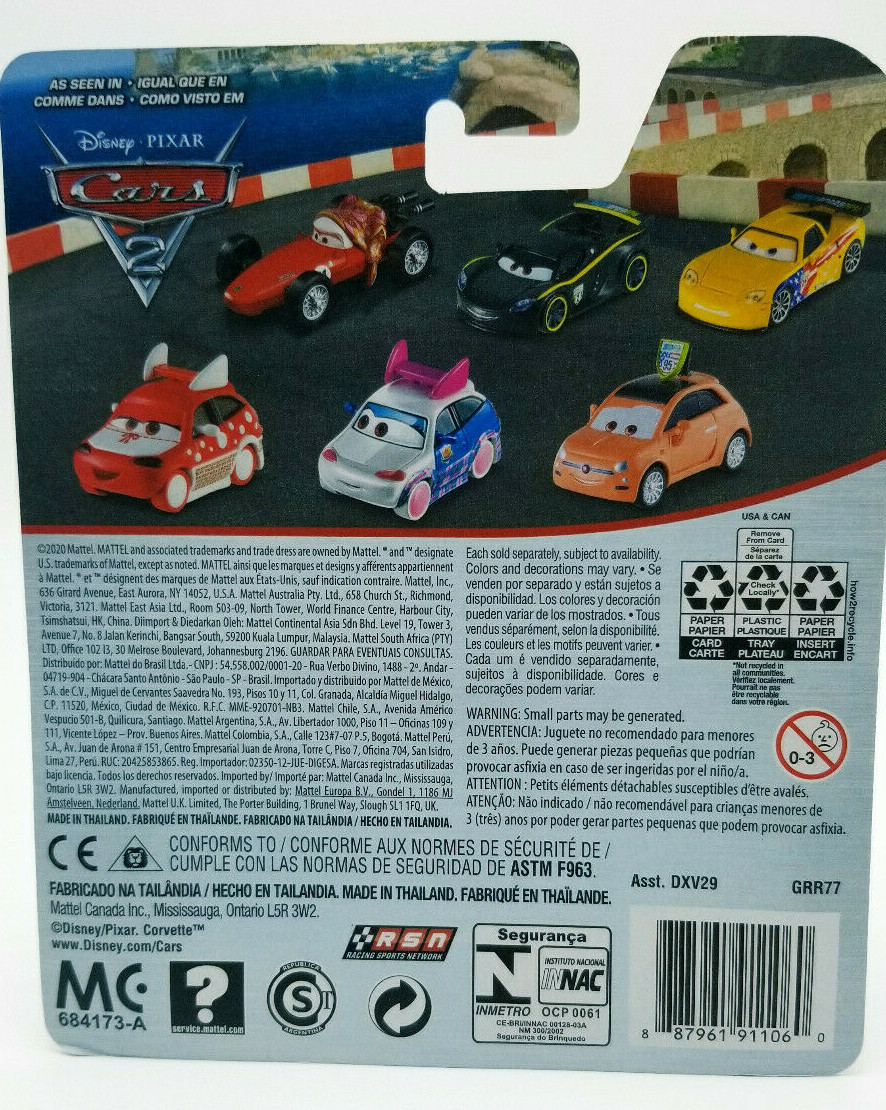 Disney Store Cars Die Cast Vehicles 3点 2021 As seen in Disney Pixar Cars 3 Metal Series Mattel 1:55 Scale