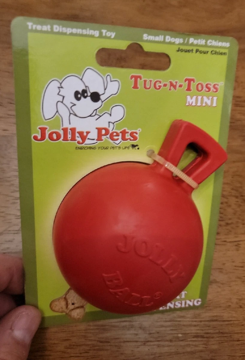 Tug and top toss dog toy