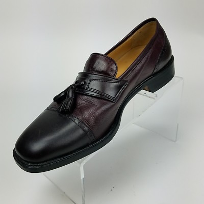 VITO RUFOLO Burgundy Leather Dress Shoes ITALY Mens 10M  display picture 1