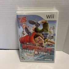 New Sealed Wipeout Create & Crash Nintendo Wii Video Game