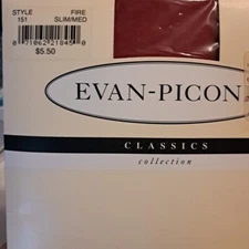 EVAN-PICONE Classics Collection Control Top Sandalfoot Style 151 Fire Slim/Med