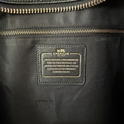 バッグ COACH Tatum Studded Tote Bag Black NWT COACH Tatum Studded Tall Tote Handbag Black Pebble