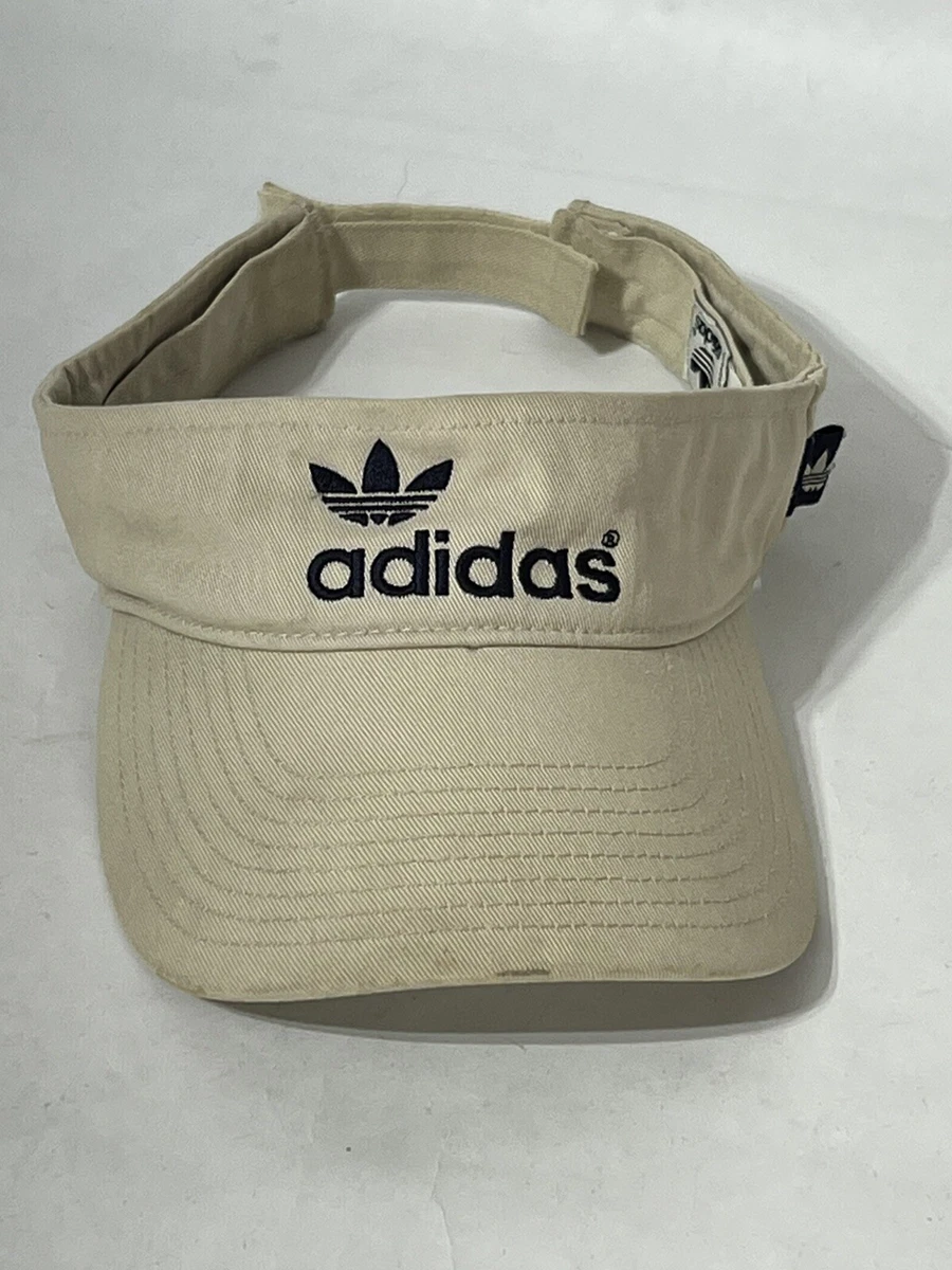 Adidas Trefoil Visor Hat Cap Tan Brown Adjustable eBay