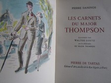 Les carnets du major Thompson, Pierre Daninos, ill. Goetz, Pierre de Tartas 1954