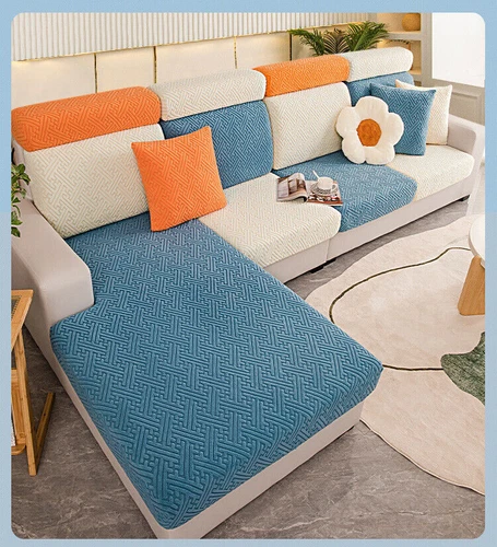 Universal Stretch Sofa Covers 1/2/3/4 Seater Protector L Shape Couch Slipcover - Bild 5 von 38