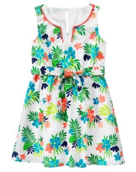 Robe De Fête Pour Fille Gymboree Taille 5T - Multi-couleurs - Occasion Très Bon état