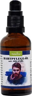 NATURGUT Bartpflegeöl mit Arganöl Cedarwood und OakTree Duft 50ml Bart und Gesichtshaut