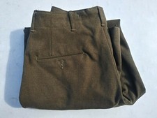 WW2 Button Fly Officer's Wool Trousers/Pants Size 33x31 Dated January 1945