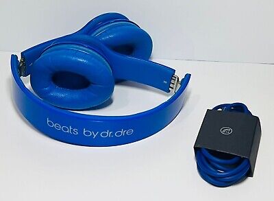Beats by Dr Dre Solo HD ✅️WIRED On Ear Headphones BLUE