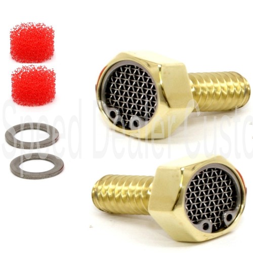 Twin Cam Breather Bolts Kit for Harley Softail Dyna Touring CVO Brass
