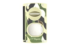 S.T. Dupont V-Cut & Double Blade Cigar Cutter Camo Green 003450G 3450G, NIB