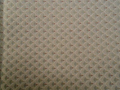 Light Green ~ Yellow/Red Fleck Jacquard Upholstery Fabric  54'' x 21'' pc