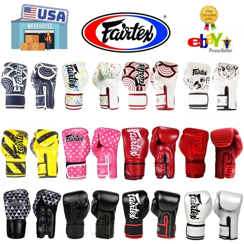 *Ship from US warehouse*Fairtex Gloves Muay Thai Boxing MMA K1 BGV11 BGV14 BGV25