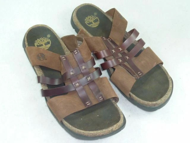 Scivoli da donna Timberland in pelle marrone con cinturino 11 M A229 a