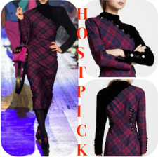 MARC JACOBS Wool Runway Embellished Dress Size2 $1800