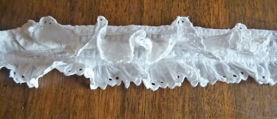 English Embroidery Headdress Harness - 40cm x 6cm