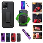 For Blu View 5 Pro, Shockproof 360-Degree Rotating Belt Clip Case Cover + Tg
