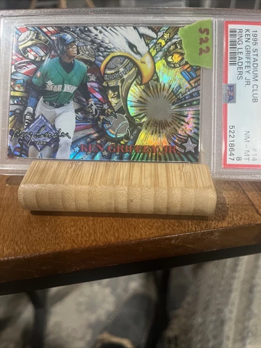 1995 ~ KEN GRIFFEY JR. ~ Stadium Club-Ring Leaders ~ PSA 8 ~ #14