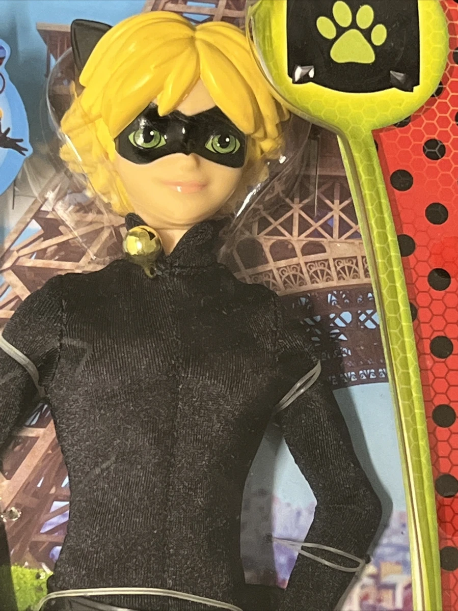 NEW Miraculous Ladybug Cat Noir Doll 10.5