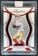 2025 Panini Flawless Brock Purdy Ruby #/25 49ers