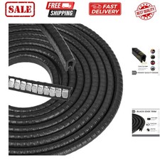 Edge Trim Black Small, Fits Edge 1/16 to 1/8 Inch, Length 10 Feet 3 Meter