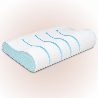 Schmetterling bequem Schlaf Memory Foam Gel Kontur Nackenkissen Schmerzlinderung