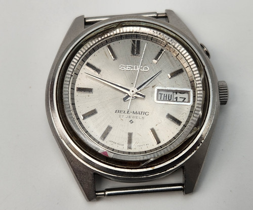 Vintage Seiko Bell-Matic 27 Jewels Day-Date Automatic Wristwatch - Needs Service