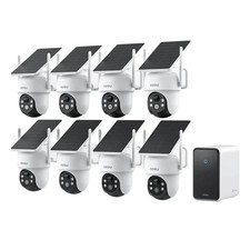 aosu D1 Classic 8-Cam Kit, Security Cameras Wireless Outdoor, Solar Powered
