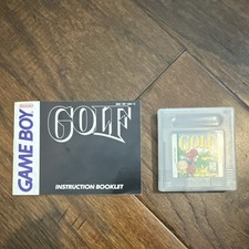 Nintendo Golf Game Boy Sports NTSC-U/C Manual Included Game Cartridge