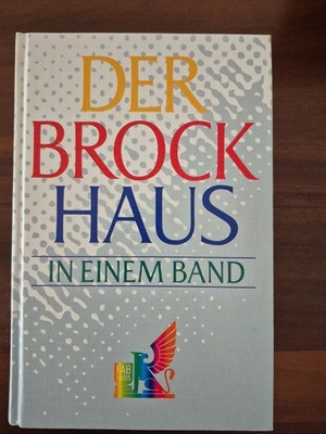 Der Brockhaus in einem Band, gebundene Ausgabe