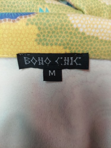 Vintage 70s Boho Chic Shirt Womens Medium Snap Button Western Paisley Studded US, Size M, $24.99 - Photo 12