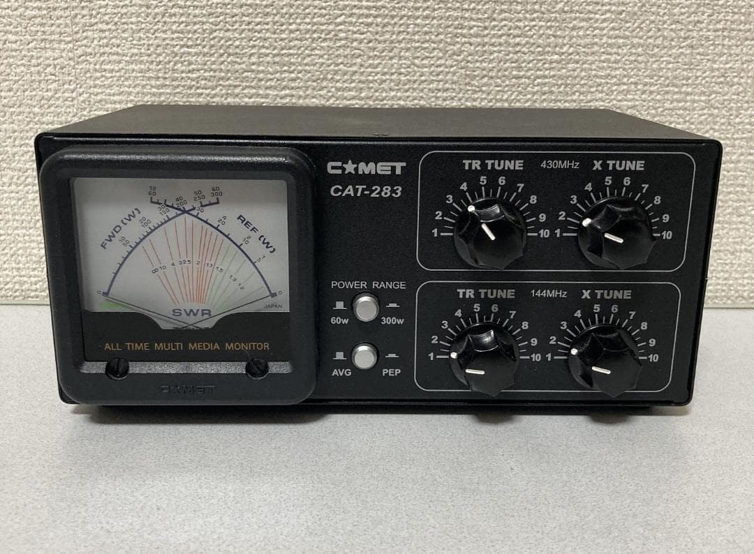 COMET CAT-273 144MHz/430MHzアンテナチューナー COMET CAT-283 144/430MHz 300W/60W Dual Band Antenna Coupler Brand