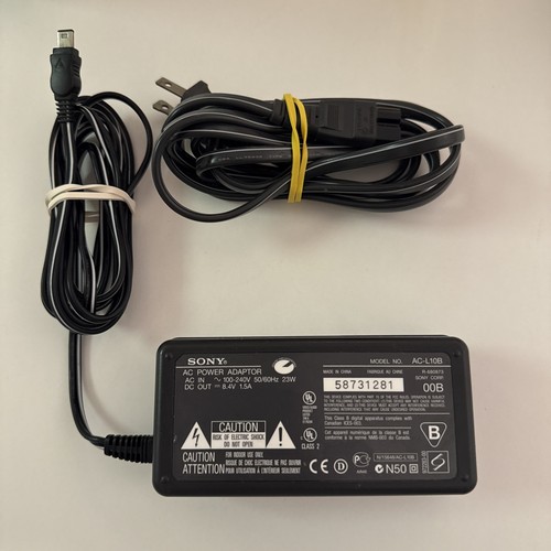 Alimentatore AC Kastar Per Sony – Adattatore Sostitutivo Per Serie AC-L10 E AC-L15