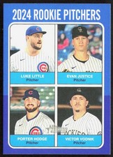 2024 Topps Heritage High Number ROOKIE PITCHERS Blue Border SP Rookie Card #620