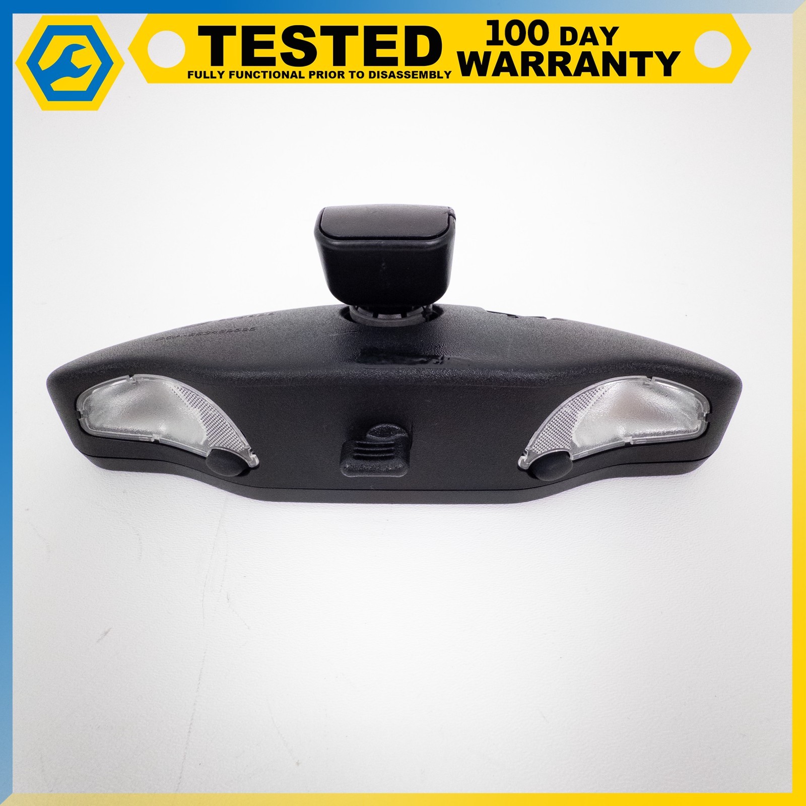 05-13 CHEVROLET CORVETTE C6 FRONT INTERIOR REAR VIEW MIRROR BLACK ASSEMBLY OEM