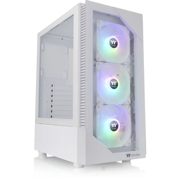 Boîtier Thermaltake View 200 TG ARGB Snow format ATX pour éviter la surchauffe