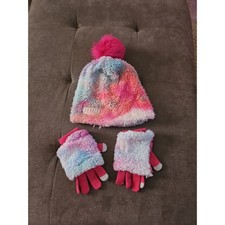 Youth Girls Justice Beanie Glove Set